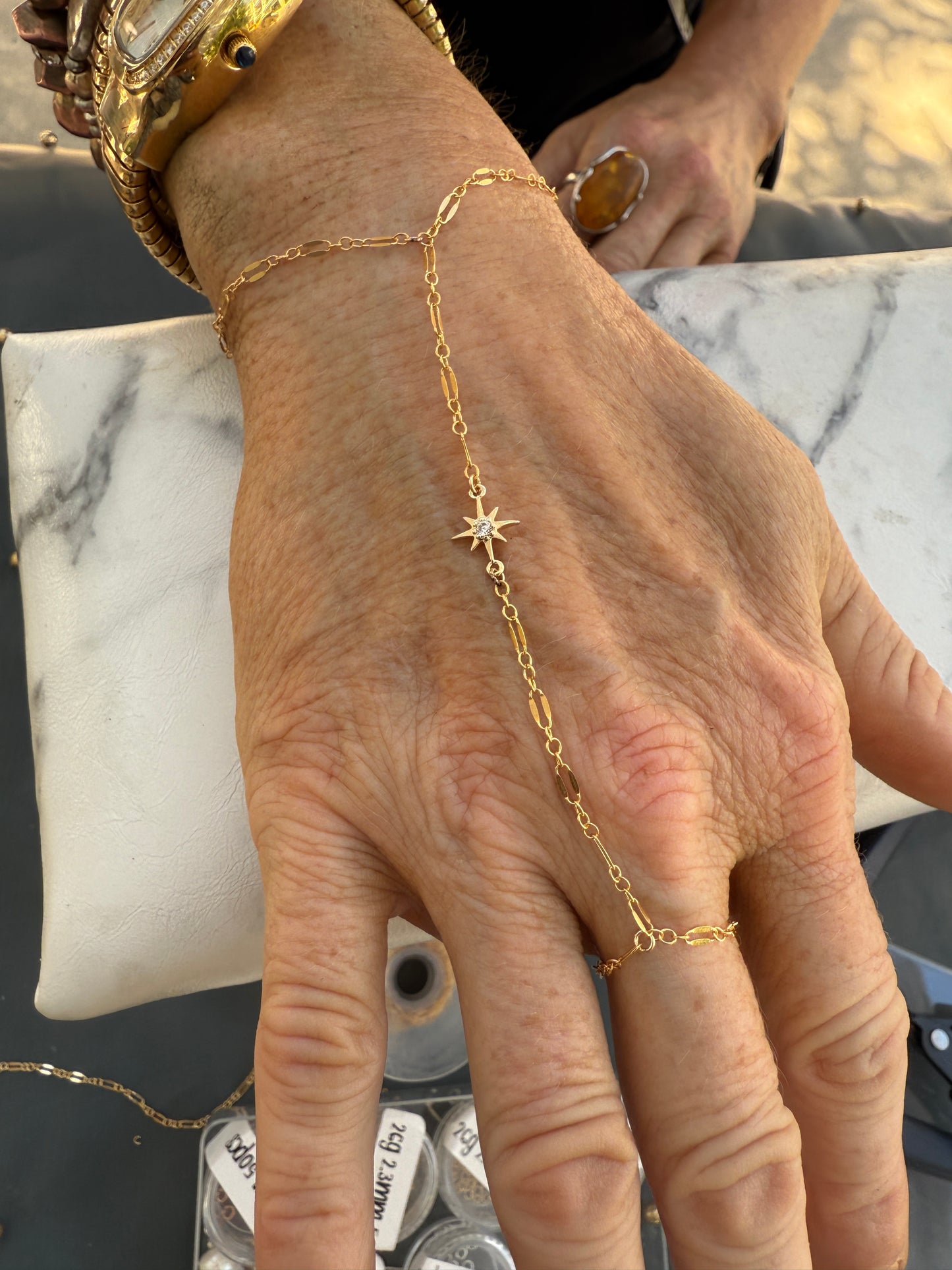 Custom Permanent Hand Chain