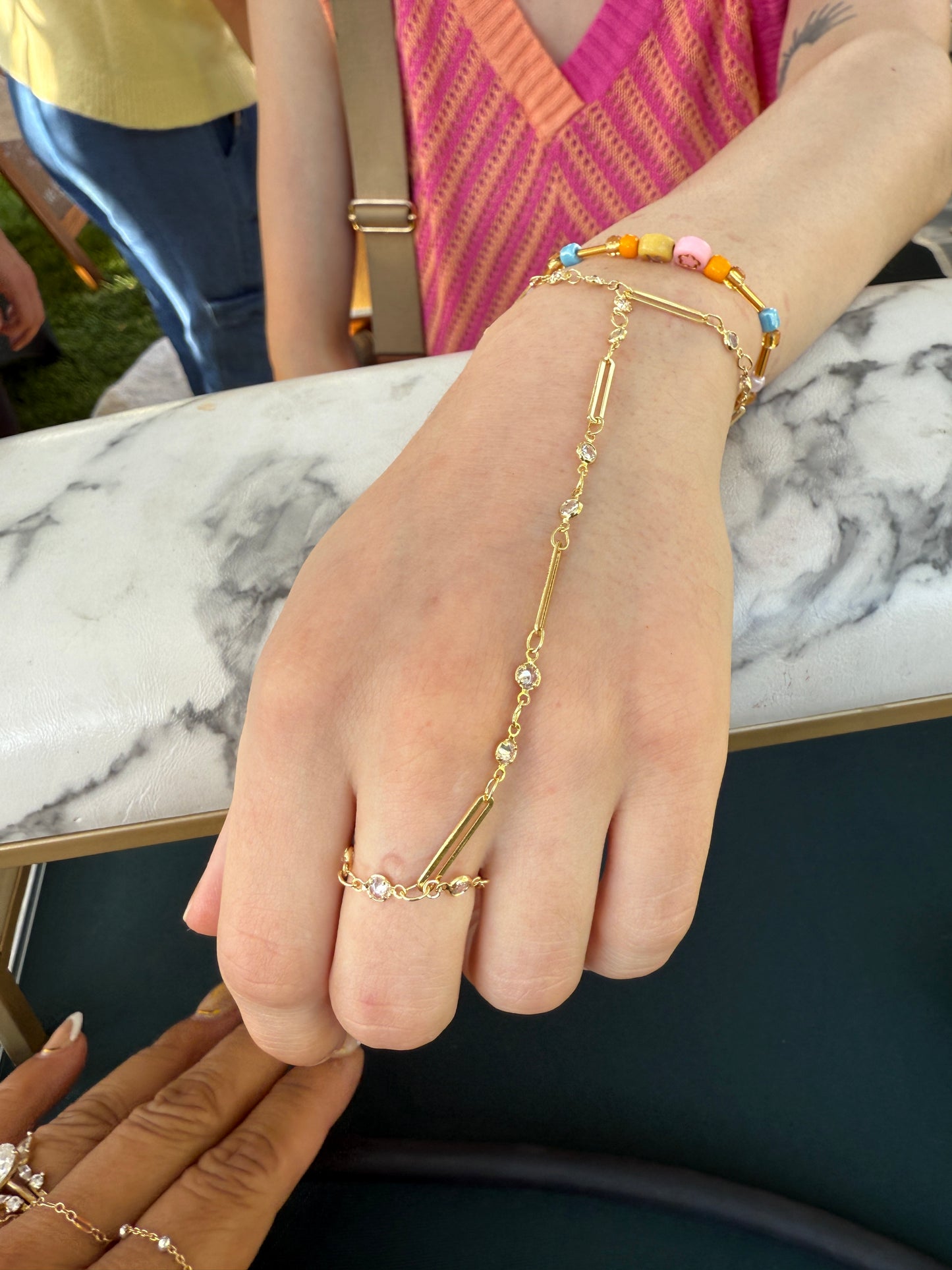 Custom Permanent Hand Chain