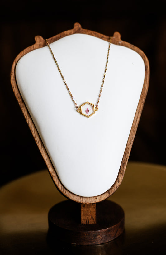 Stainless Steel Necklace with Charm